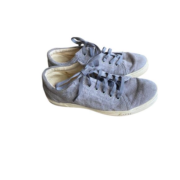 UGG Bluish Grey Faux Suede Sneakers - Picture 4 of 7